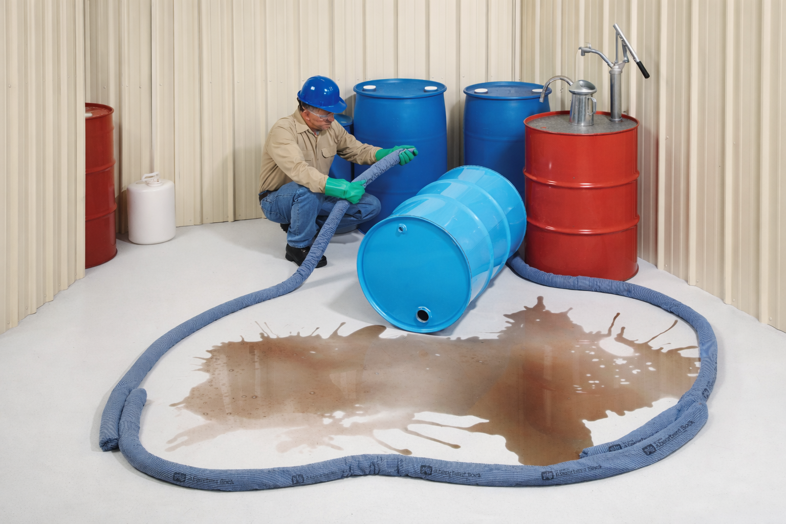 7 pasos para contener un derrame