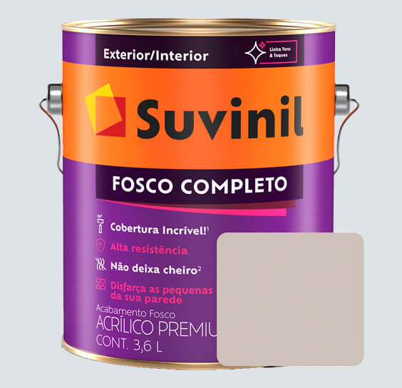 PINTURA SUVINIL LÁTEX ACRÍLICO MATE COMPLETO ANDIROBA LATA 3.6L